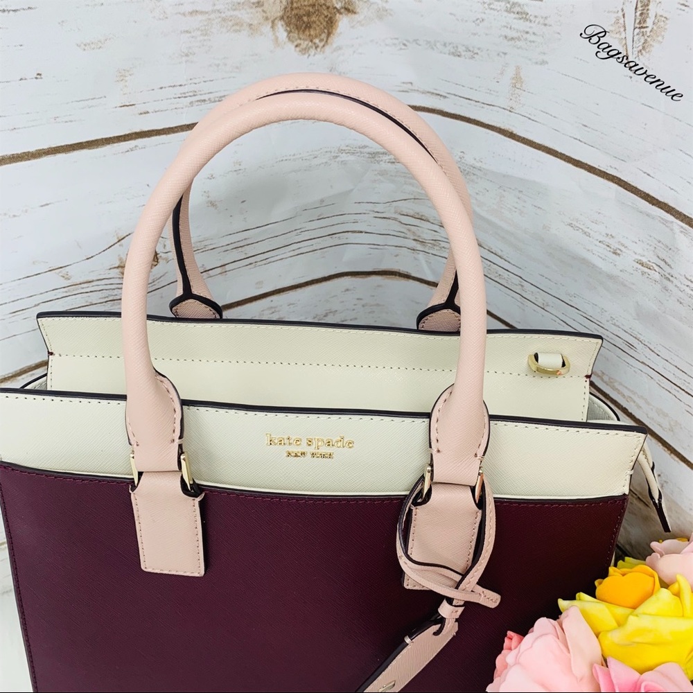 Kate spade Cameron medium cherrywood satchel NWT - Picture 4 of 8